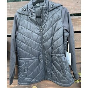 New W/tags Mondetta Womens Black Puffer Jacket‎ Size M